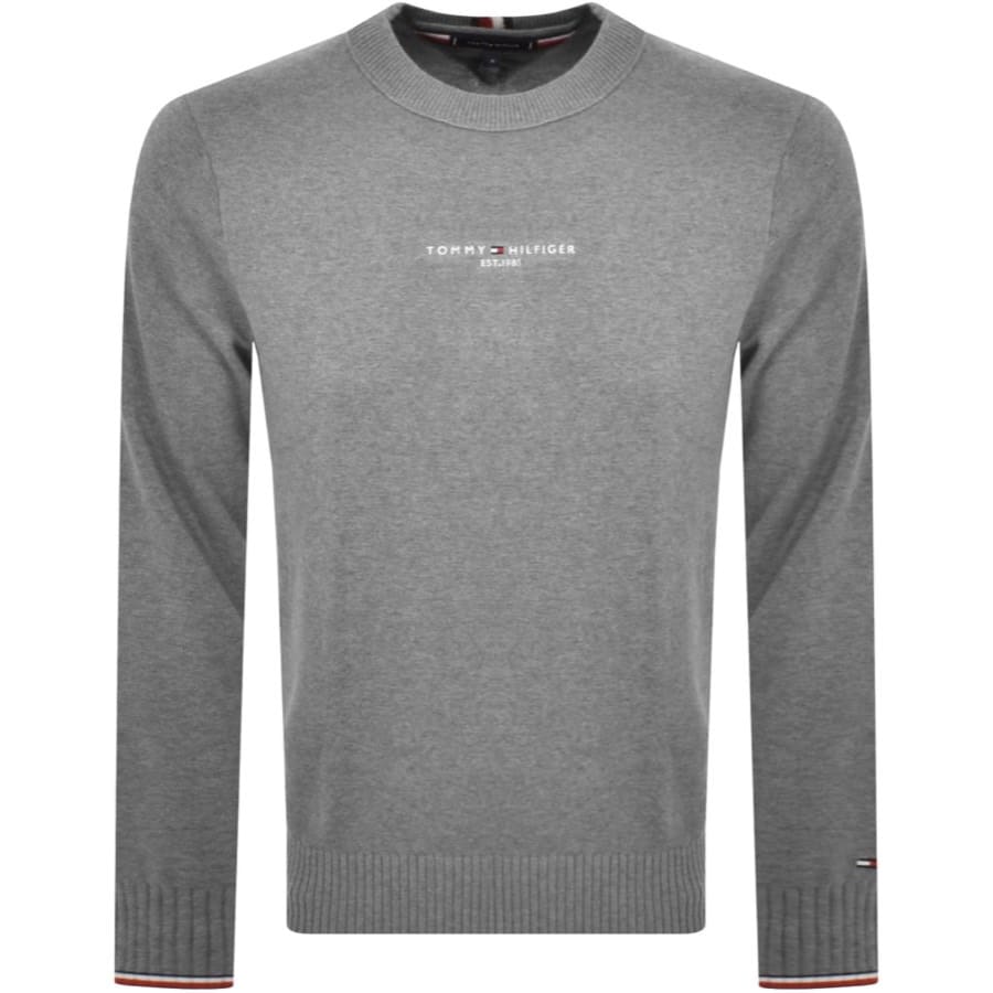 Tommy Hilfiger Logo Sweatshirt Grey